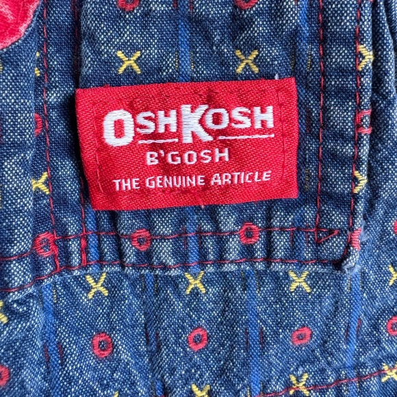 Vintage OshKosh B'gosh Blue Denim Overalls for Kids - Picture 2 of 5
